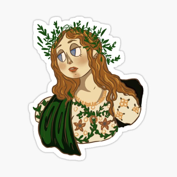 Artikel-Vorschau von Botticelli Malerei stilisiert, designt und verkauft von QarliesArt.