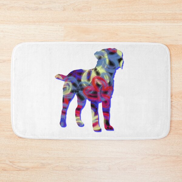 Item preview, I Love My Border Terrier Dog Neon Butterflies Silhouette  designed and sold by AMSonArt.