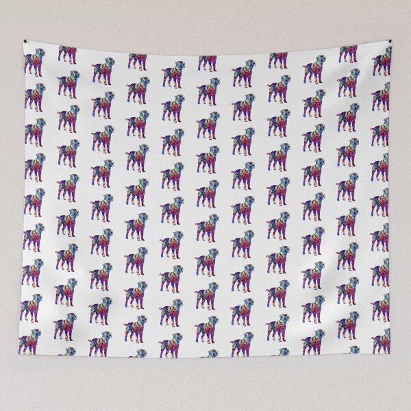 Item preview, I Love My Border Terrier Dog Neon Butterflies Silhouette  designed and sold by AMSonArt.
