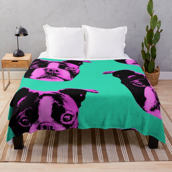 Item preview, Purple Floating Terrier Head designed and sold by VDUBYA.