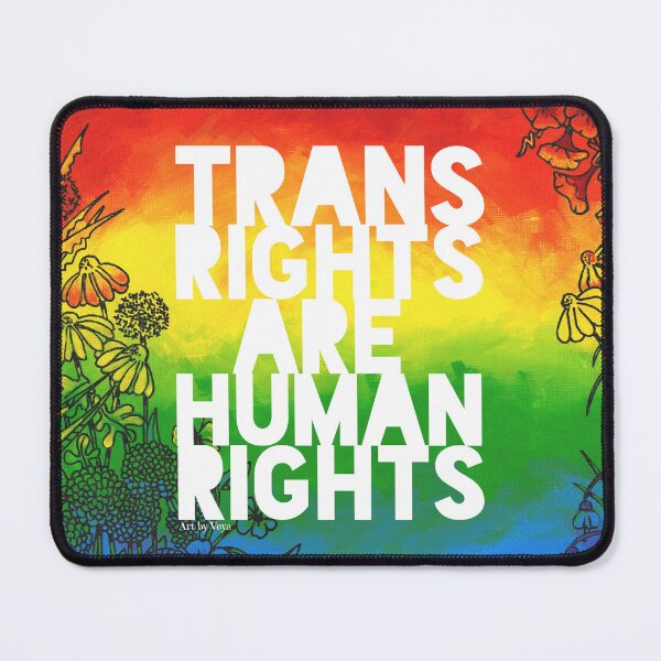 Item preview, Trans Rights Are Human Rights 2022 designed and sold by Art by Veya.
