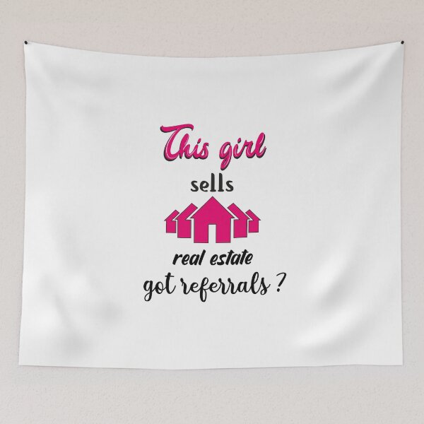 Item preview,  This Girl Sells Real Estate Got Referrals?  designed and sold by SOUFIANE1991.
