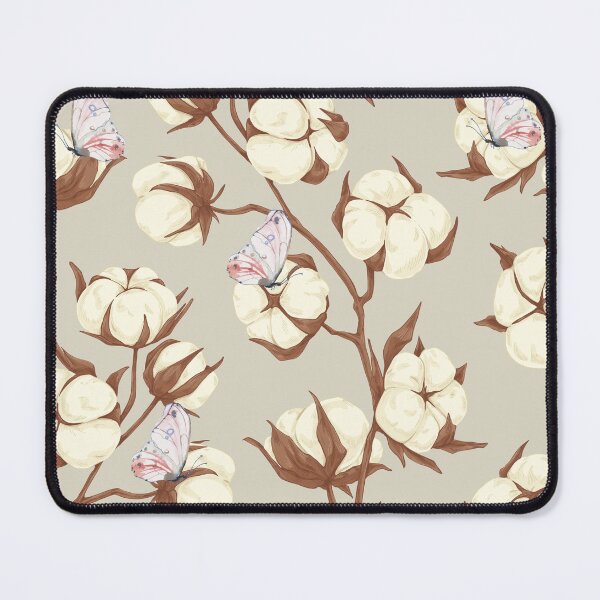 Item preview, Watercolor Cotton Flower Pattern designed and sold by silviaol.