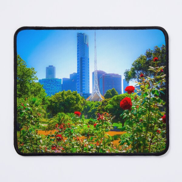 Item preview, Red Roses in the Botanical Gardens - Melbourne, Victoria designed and sold by Steven Jodoin.