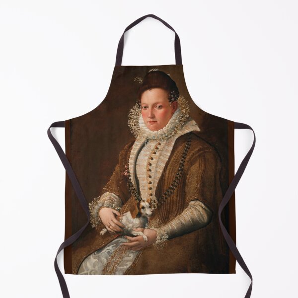 Artikelvorschau, Porträt einer Dame mit einem Hund von Lavinia Fontana entworfen und verkauft von Amanda1775.
