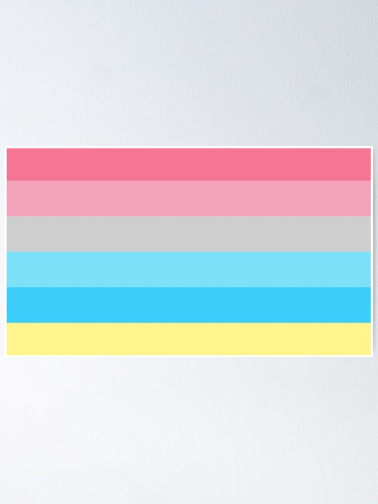 Genderflux Pride Flag Poster For Sale By Kiippers Redbubble