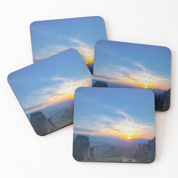 Item preview, Beautiful Greece Mountain Sunset designed and sold by newburyboutique.