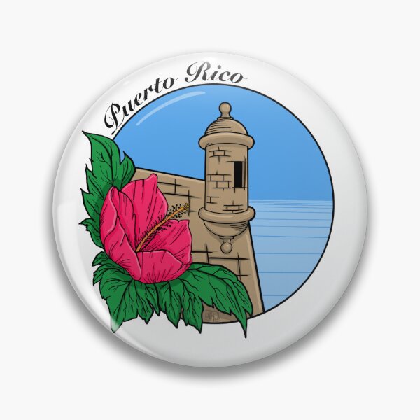 Item preview, El Morro Puerto Rico Maga Flower designed and sold by VeronicaGArt.