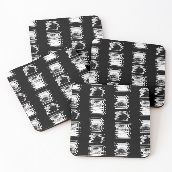 Item preview, Black and White Glitch Art designed and sold by AintJames.
