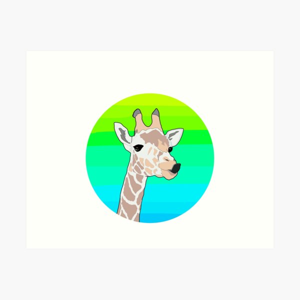 Decoración: Animado Divertido De La Jirafa | Redbubble Decoración: Animado Divertido De La Jirafa | Redbubble
