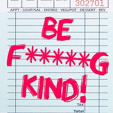 Artwork thumbnail, nice words only- GUEST CHECK NIKKISBLING_ by nicolekap29