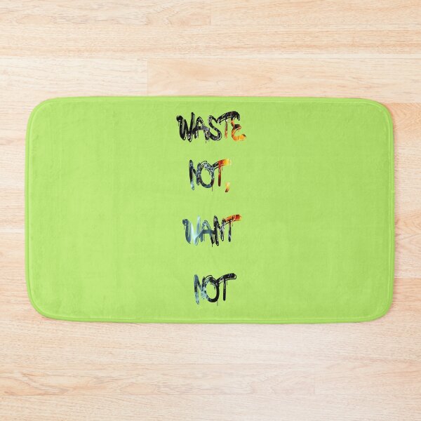 Item preview, Waste not, want not designed and sold by NewTopDesign.