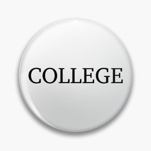 Item preview, COLLEGE - Black Text designed and sold by Artsy-Chemist.