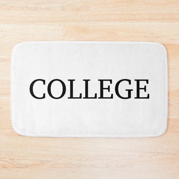 Item preview, COLLEGE - Black Text designed and sold by Artsy-Chemist.