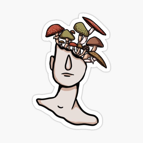 Mushroom Bust Sticker