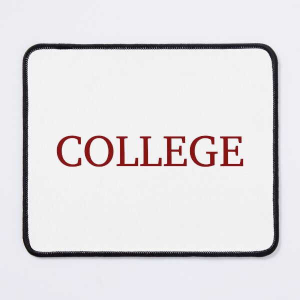Item preview, COLLEGE - Fierce Scarlet Text designed and sold by Artsy-Chemist.