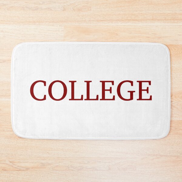 Item preview, COLLEGE - Fierce Scarlet Text designed and sold by Artsy-Chemist.