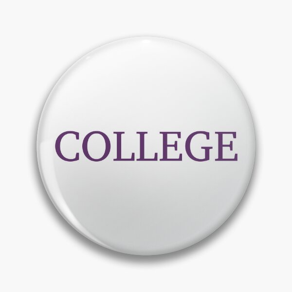 Item preview, COLLEGE - Eggplant Purple Text designed and sold by Artsy-Chemist.