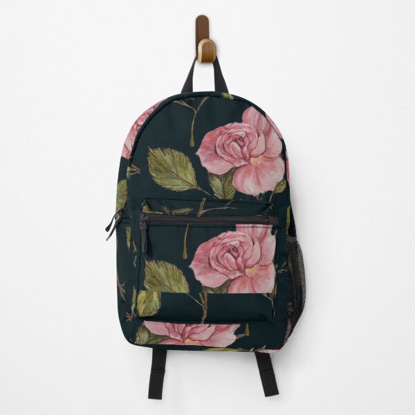 Item preview, Pink Roses on Dark Navy | Vintage Aesthetic Florals Flowers designed and sold by ShevaunStonem.