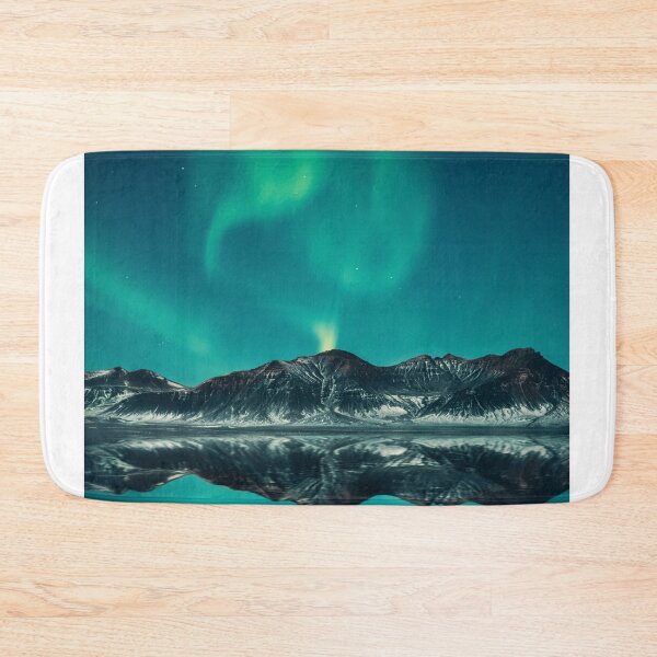 Item preview, Iceland, Blue Northern Lights designed and sold by newburyboutique.