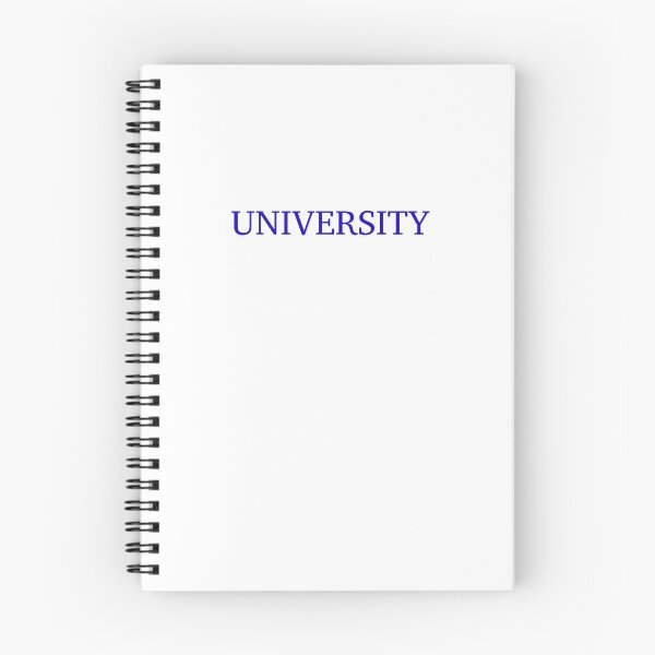 Item preview, UNIVERSITY - Regal Blue Text designed and sold by Artsy-Chemist.
