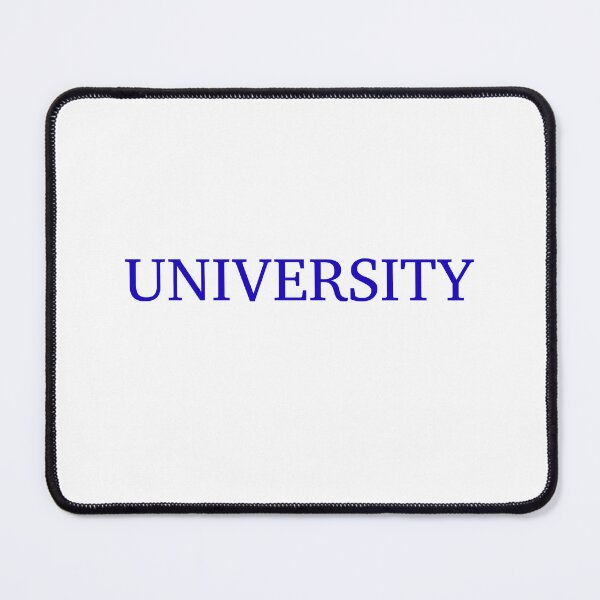 Item preview, UNIVERSITY - Regal Blue Text designed and sold by Artsy-Chemist.