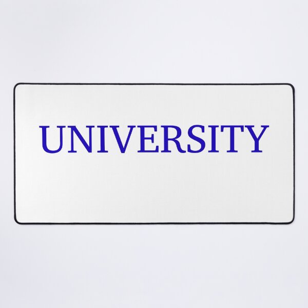Item preview, UNIVERSITY - Regal Blue Text designed and sold by Artsy-Chemist.