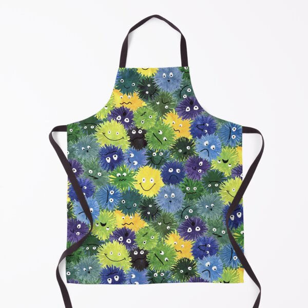 Item preview, Happy Fluffy Yellow Green and Blue Mosters designed and sold by Zab Butler Design.