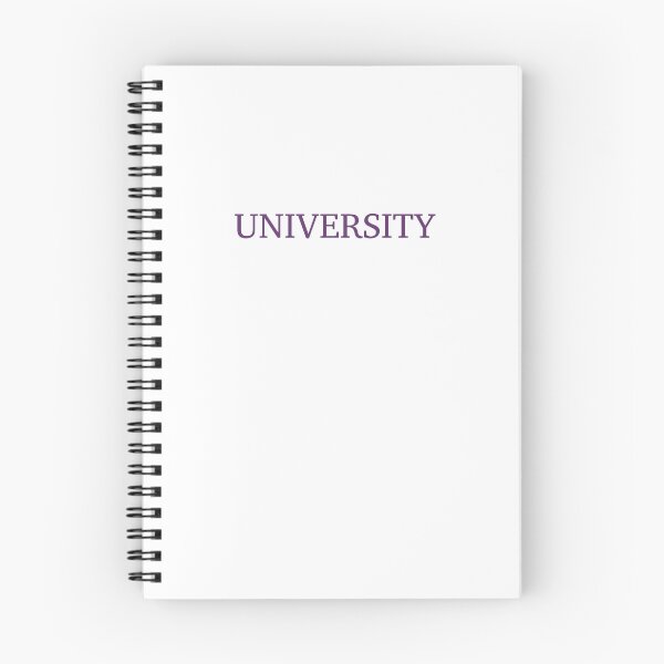 Item preview, UNIVERSITY - Eggplant Purple Text designed and sold by Artsy-Chemist.