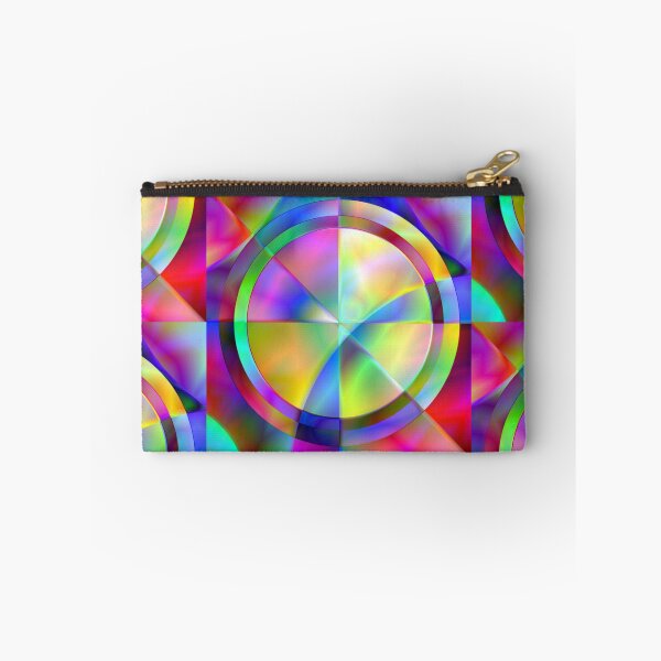 Item preview, Shimmering Square of Concentric Circles with Angles and Curves designed and sold by KathyDKeith.