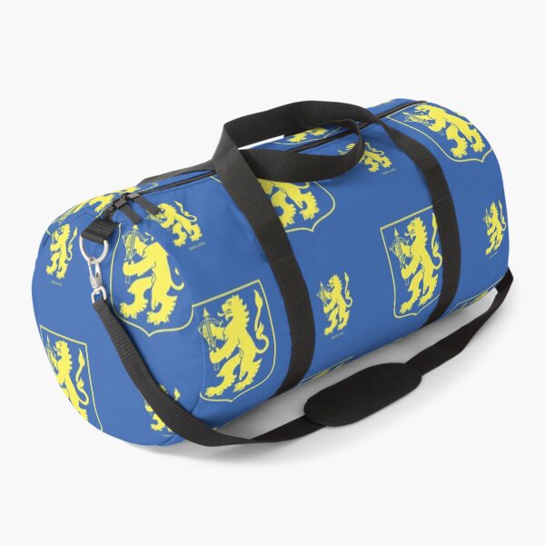 Item preview, Småland Crossbow Lion, Blue and Yellow Pattern (Sweden/ Svenska landskap) designed and sold by Landskapsbutiken .com.