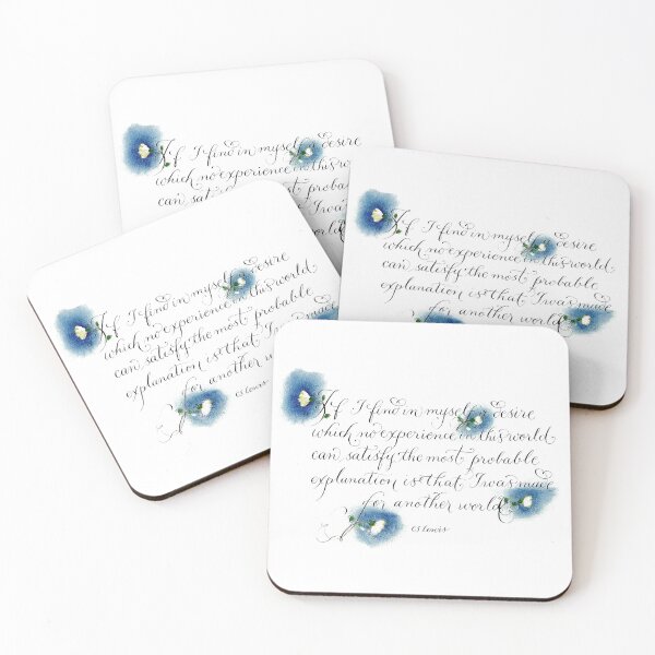 Item preview, Another World CS Lewis quote designed and sold by Melissa Renee.