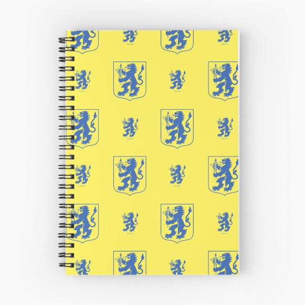 Item preview, Småland Crossbow Lion, Yellow and Blue Pattern (Sweden/ Svenska landskap) designed and sold by Landskapsbutiken .com.