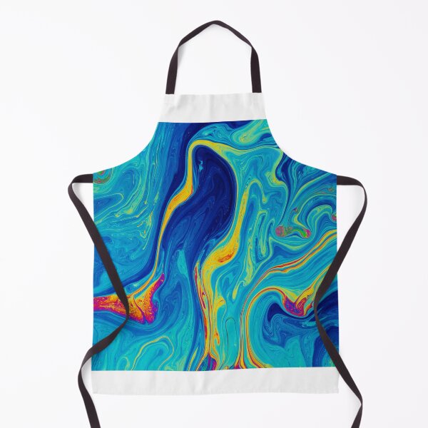 Item preview, Neon Blue Liquid Marble designed and sold by newburyboutique.