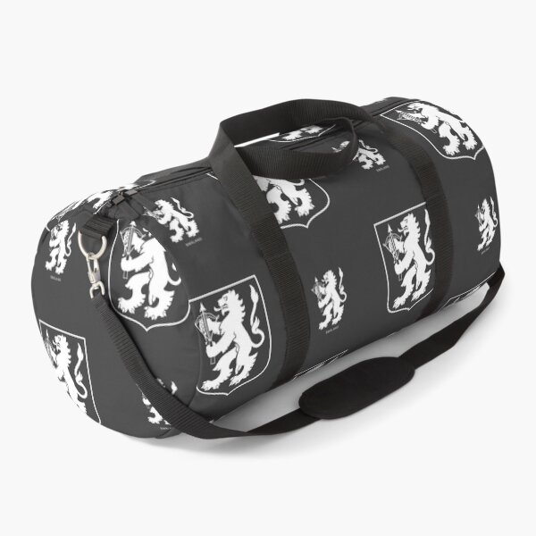 Artikelvorschau, Småland-Armbrust-Löwe, Schwarz-Weiß-Muster (Schweden/ Svenska-Landschaft) entworfen und verkauft von Landskapsbutiken .com.
