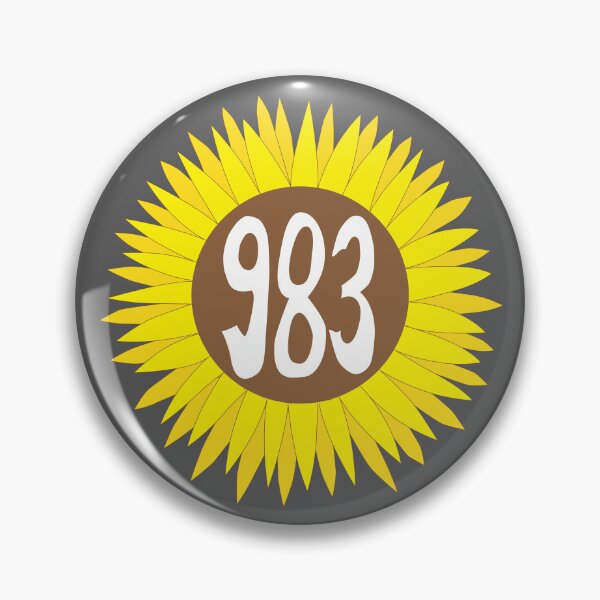 Item preview, Hand Drawn Colorado Sunflower 983 Area Code designed and sold by itsrturn.