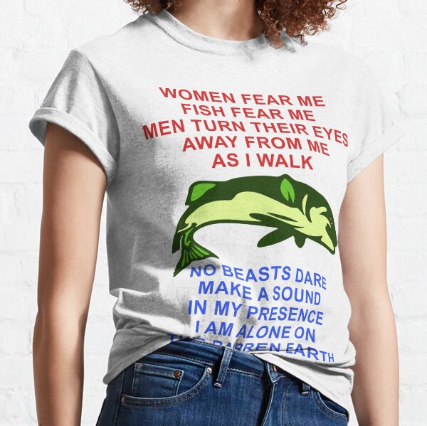 World is Going Crazy. I Go Fishing' Women's T-Shirt