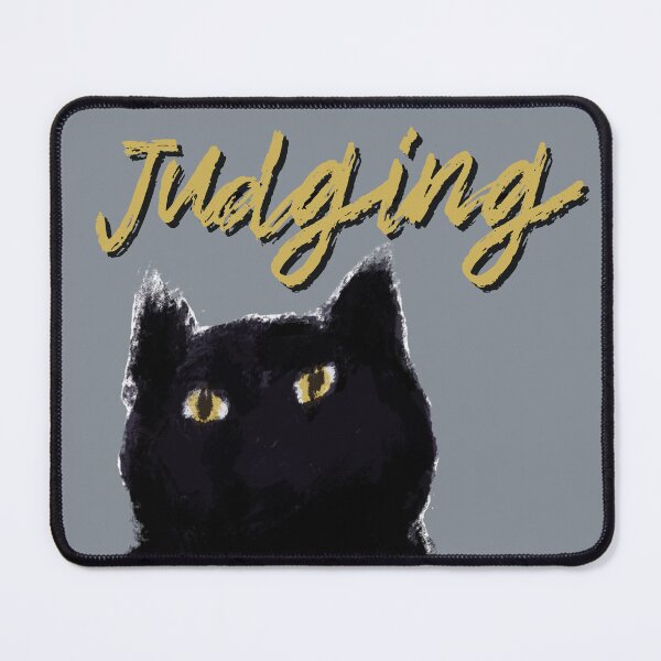 Item preview, Black cat, Judging Kitty designed and sold by Constant Readers.