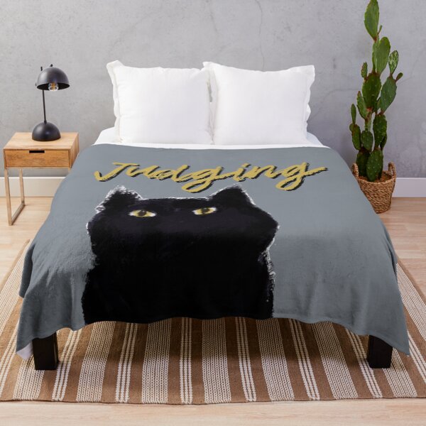Item preview, Black cat, Judging Kitty designed and sold by Constant Readers.