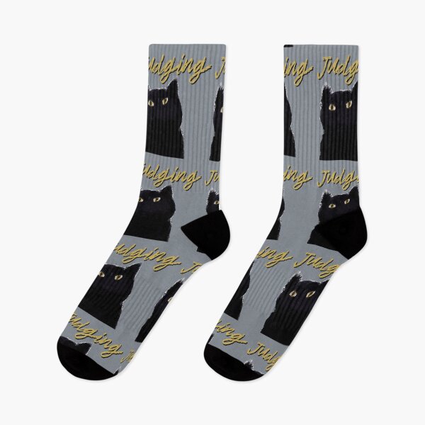 Item preview, Black cat, Judging Kitty designed and sold by Constant Readers.