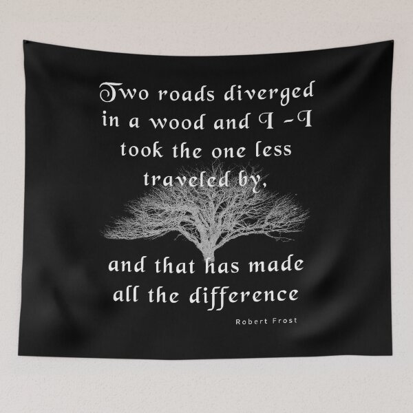 Item preview, Robert Frost The Road Less Traveled designed and sold by Brad Chambers.