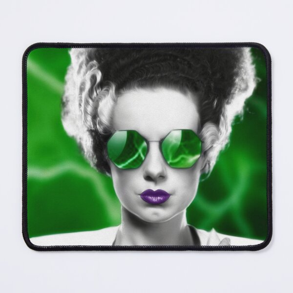 Item preview, Green Lightning Bride of Frankenstein with Sunglasses designed and sold by orionlodubyal.
