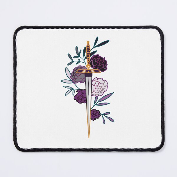 Item preview, floral ace sword • subtle pride flag designed and sold by sunfloras.