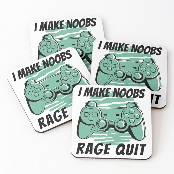 Item preview,  i make noobs rage quit | Funny Gamer Saying  designed and sold by uranus1store.