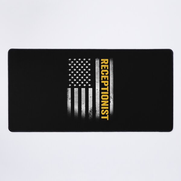 Item preview, Receptionist Dad American Flag, Vintage USA Receptionist American Flag, Receptionist Dad Mens Womens Girls Christmas Fathers Day Gift designed and sold by xlnv.