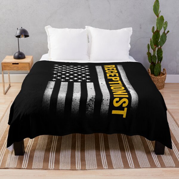 Item preview, Receptionist Dad American Flag, Vintage USA Receptionist American Flag, Receptionist Dad Mens Womens Girls Christmas Fathers Day Gift designed and sold by xlnv.