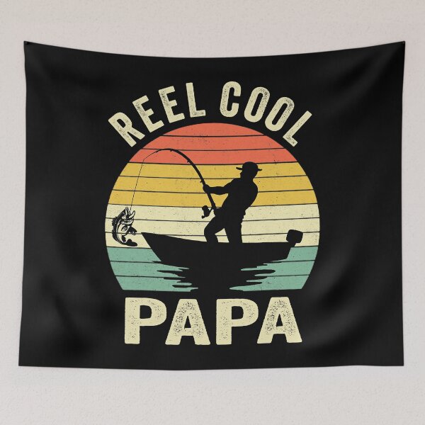 Item preview, Reel Cool Papa Fishing Dad Gifts Father's Day Fisherman Fish designed and sold by nauticalradar57.