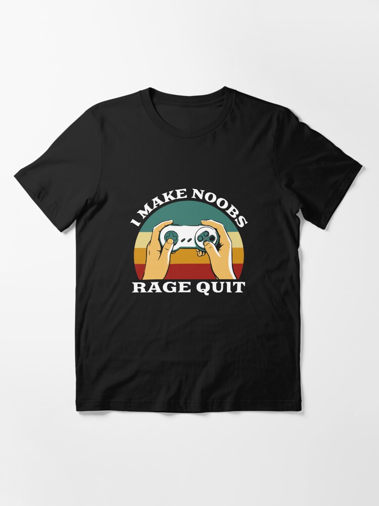 I Make Noobs Rage Quit Sticker for Sale by VibenGraphics