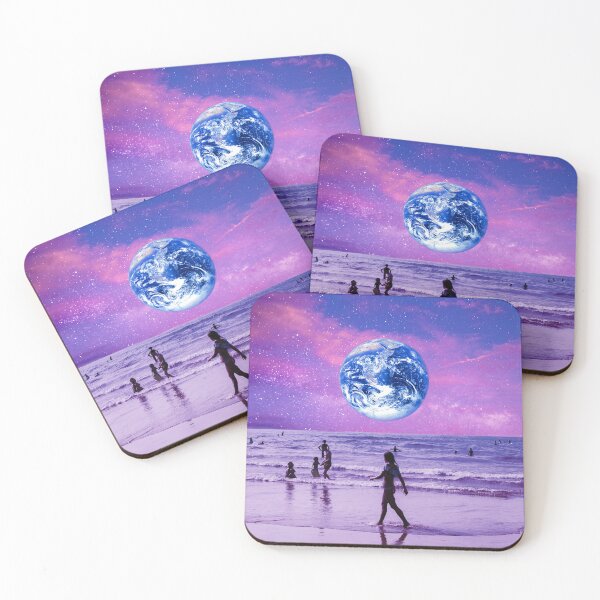 Item preview, Trippy Purple Cosmic Beach  designed and sold by Yasmine khalifa.