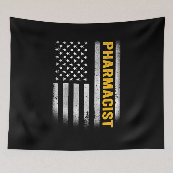 Item preview, Pharmacist Dad American Flag, Vintage USA Pharmacist American Flag, Pharmacist Dad Mens Womens Girls Christmas Fathers Day Gift designed and sold by xlnv.